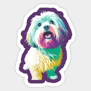 Coton de Tulear Pop Art - Dog Lover Gifts Sticker